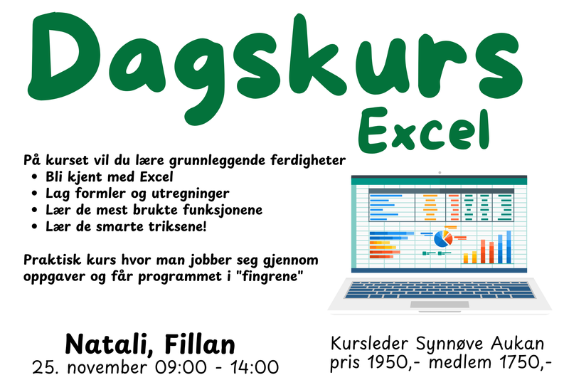 Dagskurs i Excel